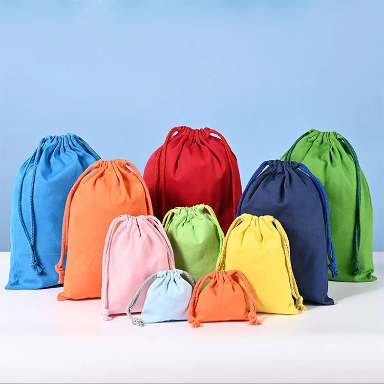 Torba płócienna na biżuterię ze sznurkiem